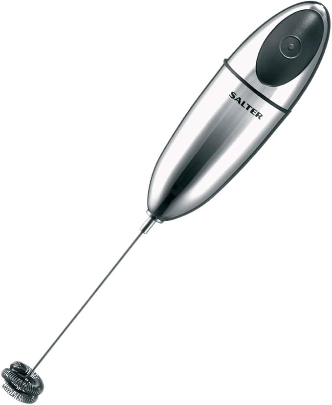 Salter Milk Frother Handheld Electric Frothing Whisk Multi Purpose