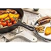 Pre-Seasoned-Cast-Iron-Skillet-Frying-Pan-Oven-Safe-Grill-Cookware-for-Indoor-Outdoor-Use-12-inches--32cm--by-Nuovva nuovva Pre Seasoned Cast Iron Skillet Frying Pan - Oven Safe Grill Cookware for Indoor & Outdoor Use – Cast Iron Pan (12…