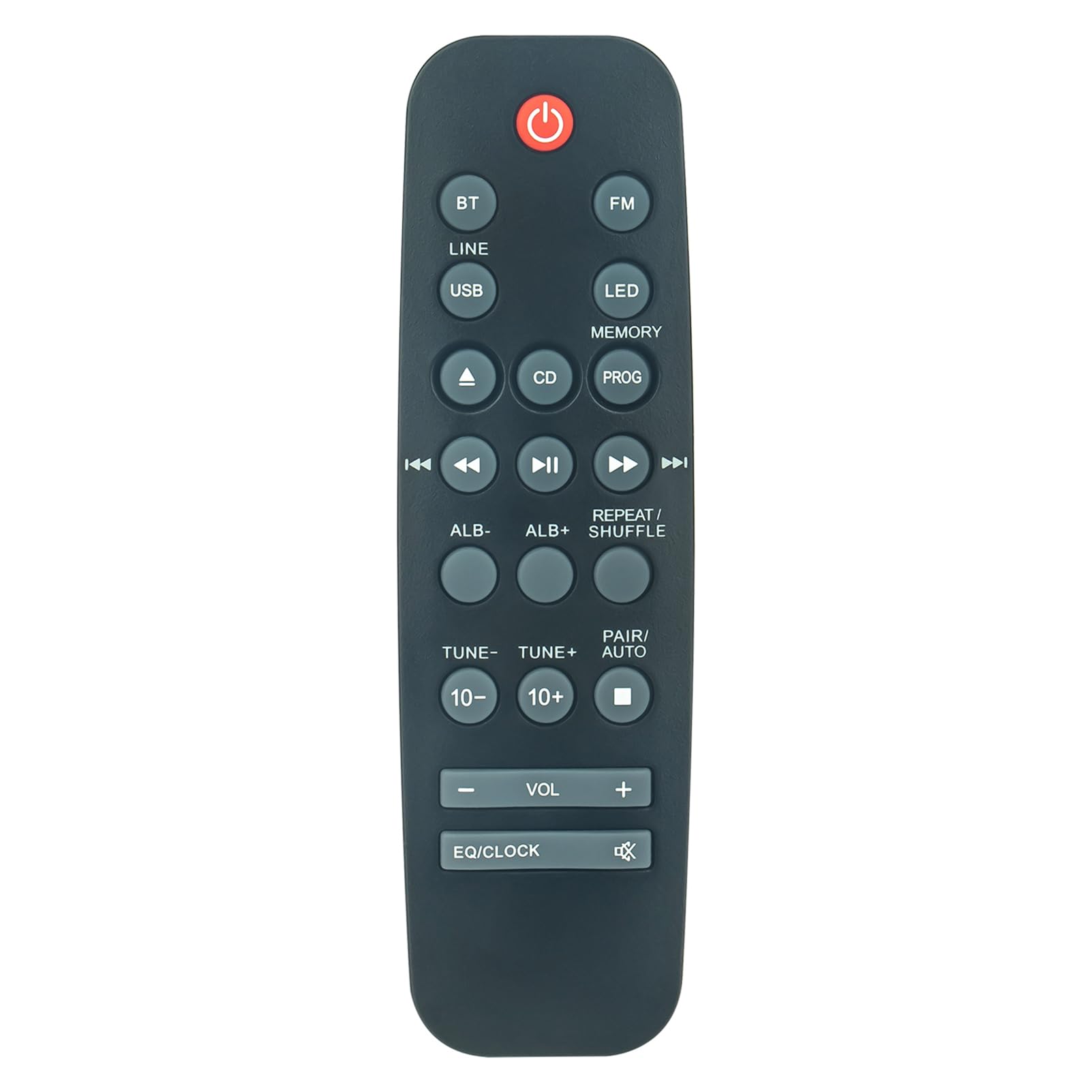 VINABTY RM-SMXD328 Replacement Remote Control Compatible with JVC Speaker MX-D328B RM-SMX530R MX-J530R CA-MXJ552RB MXD328B RMSMX530R MXJ530R CAMXJ552RB