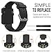 Band for Garmin Vivoactive, Soft Silicone Wristband Replacement Watch Band for Garmin Vivoactive Sports Watch