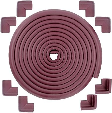 EXTRA DENSE Edge Cushion Corner Guard - 19.8ft Edge with 8 Corners - Table Edge Corner Guard Protector Cover Furniture Safety Bumpers - Premium Childproofing Protection