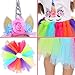 iBayda 3pc/Set Dolls Unicorn Clothes, Headband, Tutu for 18 inch Girl, Journey Girl Dolls