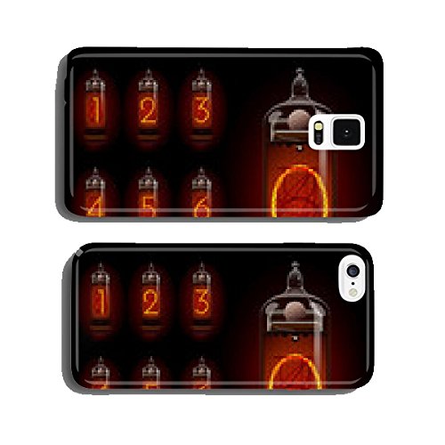 Nixie tube with digits cell phone cover case Samsung S5