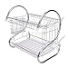 2-Tiers-Kitchen-Dish-Cup-Drying-Rack-Drainer-Dryer-Tray-Cultery-Holder-Organizer