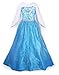 sophiashopping girls princess Dress For This Summer, Blue&white, Small / 4
