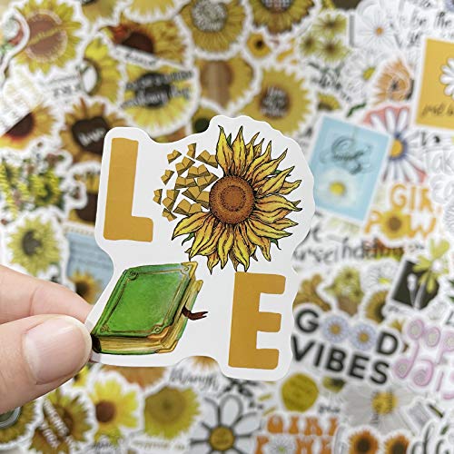 100pcs Inspirational Word Stickers for Laptop, [Flower Dance] Reward Motivational Stickers for Water Bottles, Positive Stickers Quote for Hydro Flasks, Waterproof Vinyl Decal for Adults, Teens, Kids