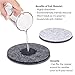 8-piece Felt Drink Coaster Set with Holder l Modern Decorative Drink Coasters with Holder l Table Coasters for Drinks Absorbent to Protect your Furniture l House Warming Gift
