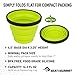 Sea to Summit X-Series Collapsible Silicone Camping Drinkware, Mug (16.2 fl oz), Lime Green