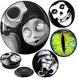 (4 Pairs or 1 Pair ) 6mm to 25mm gauges ear plugs flesh tunnels internally threaded screw fit MoDTanOiz