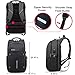 Laptop Backpack Rucksack Asltoy 17.3 inch Notebook Business Backpack Large Capacity TSA Lock Anti Theft Water Resistant USB Charging Port Headphone interface Travel bag College Bag School Bookbag (Bk)