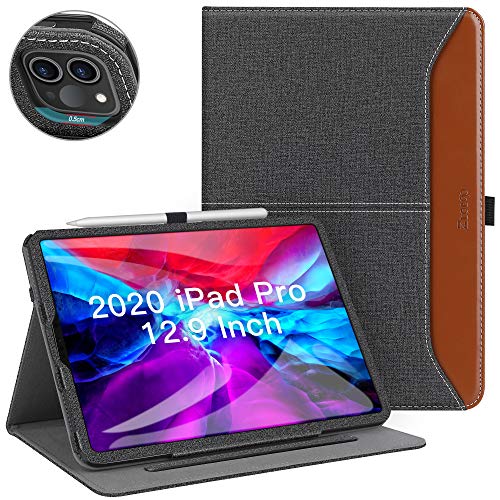 ZtotopCase for New iPad Pro 12.9 Inch 4th Generation 2020, Premium PU