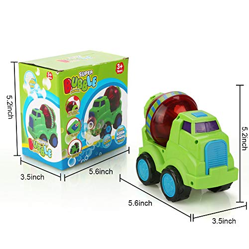 Bubble Machine, Tencoz Bubble Maker Blower with Bubble Solution Automatic Bubble Blowing Toys for Kids Parties Bath Wedding Indoor Outdoor Activities(Car) - Thumbnail 3