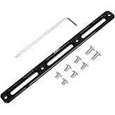 PLATT Bike Alt-Position Bottle Cage Mounts,Bike Bottle Cage Adapter,Bicycle B-RAD Mounting Base (Black,3 Slot)