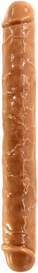 wuashduw Realistic Long Big Toy with Double Heads Plug Flexible Toy for Women Men Couples
