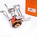 Lightweight Portable Backpacking Stove - with Piezo Ignition Adjustable Control Valve & FREE Protective Storage Case for Outdoor Cooking Backpacking Hiking Deluxe Model by OO