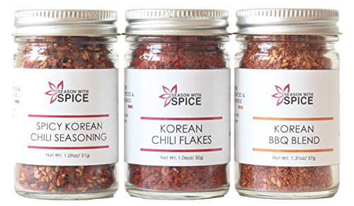 Buy Flavors of Korea Spice Set - Spicy Korean Chili Seasoning, Korean ...