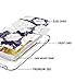 Style4U iPhone 8 / iPhone 7 Case, Fantastic Flower Slim Shock-Resistant Hybrid Armor Case with Credit/ID Card Compartment for Apple iPhone 8 and iPhone 7 with 1 Stylus [Flower]