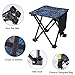 MEHO Folding Camping Stool Small Portable Camp Chair for Fishing Hiking Gardening Beach with Carry Bag