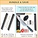 Kaizen Cutlery Magnetic Knife Strip For Refrigerator With Adhesive Backing, 13 Inch Magnetic Knife Holder and Storage, Multi Purpose Functionality Knife Magnet