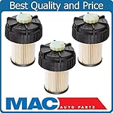Chevrolet GMC 6.5L Duramax Diesel Fuel Filter and Cap 3 Pc Kit REF# 10154635
