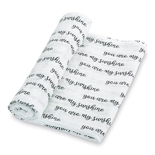 LollyBanks Muslin Swaddle Blanket 47 X