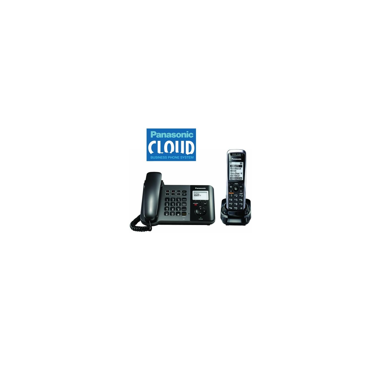 Panasonic Cloud Business Phone System, KXTGP551T04, Black, 1 Handset