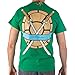 Teenage Mutant Ninja Turtles TMNT Mens Costume T-Shirt (Blue, Medium)
