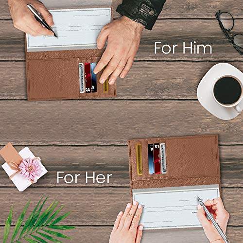 image for Access Denied Genuine Leather Checkbook Cover For Women & Men - Checkb