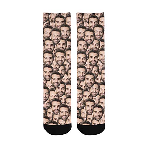 Custom Face Socks Multiple Faces, Your Photo on Socks for Men Women Dad