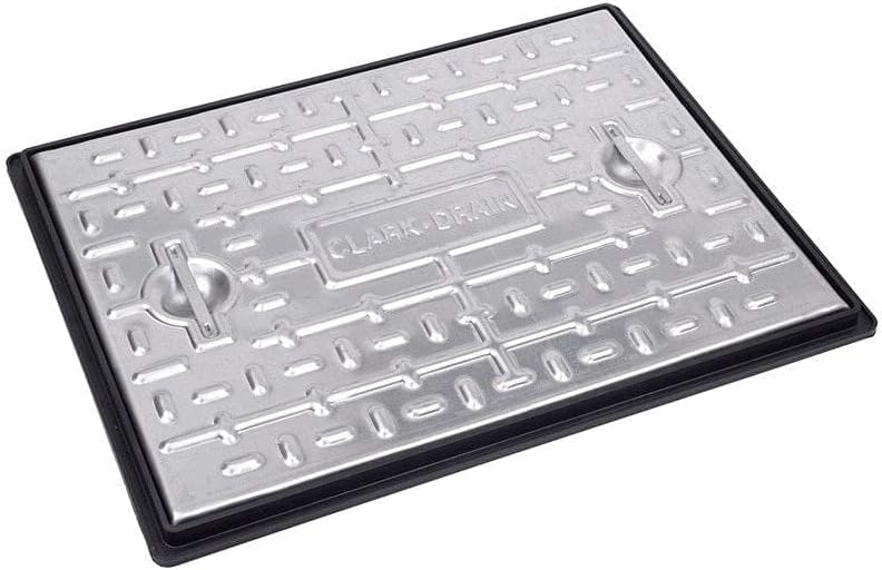 Clark-Drain 600 x 450mm Galvanised Solid Top Manhole Cover PC6BG