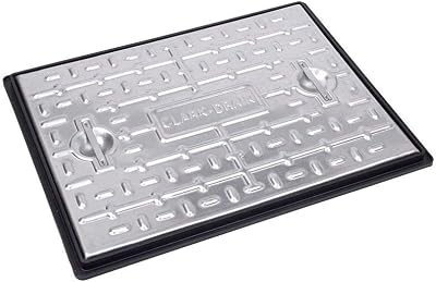 Clark-Drain 600 x 450mm Galvanised Solid Top Manhole Cover PC6BG