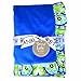 Trend Lab Waverly Solar Flair Ruffle Trimmed Receiving Blanket, Blue/Green