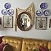 Maggift Wire Plate Hanger Golden 8