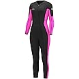 Hevto Women Wetsuit 3/2mm Neoprene Wet Suit Keep Warm in Cold Water for Surfing Swimming Diving