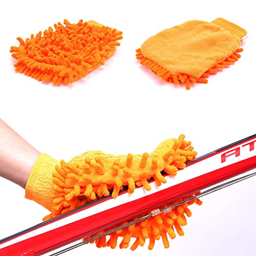 Bike Cleaning Tools Set (9 Pack), Bicycle Clean Brush Kit Suitable for Mountain, Road, City, Hybrid, BMX Bike and Folding Bike Chain/Crank/Sprcket/Tire Corner Rust Blot Dirt Clean | Durable/Practical