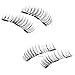 ICYCHEER Newest Design 3 Magents 3D Eyelashes Full strip Fur Makeup Hair Extension Handmade Magnetic Eye Lashes Natural Long Beauty Flase Eyelashes (4pc/pair)