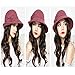Maitose® Women's Wool Felt Flowers Church Bowler Hats
