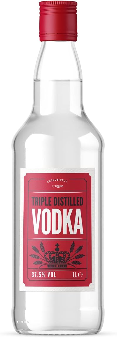 by Amazon Vodka 1L – Neutral Flavor, Six Times Distilled