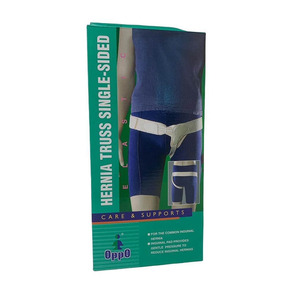 OPPO Professional Single sided Hernia Inguinal Truss Support Belt | Comfortable Hernia Belt for Targeted Relief | Right-Large