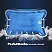 PeakAttacke Versatile Compressible Inflating Camping Pillow Ultralight Backpacking Pillow Portable Lumbar Pillow for Airplane, Beach, Outdoor Sports, Traveling, Hiking and Hunting(Blue)