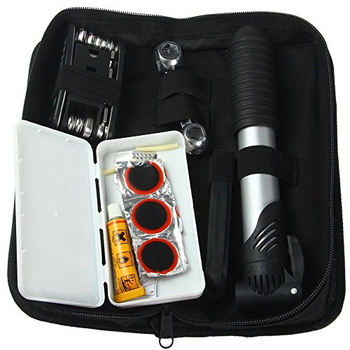 Stylrtop Multi-use Bike Repair Tools Bicycle Pump Wrench Kit Household Cycling Biking Supplies