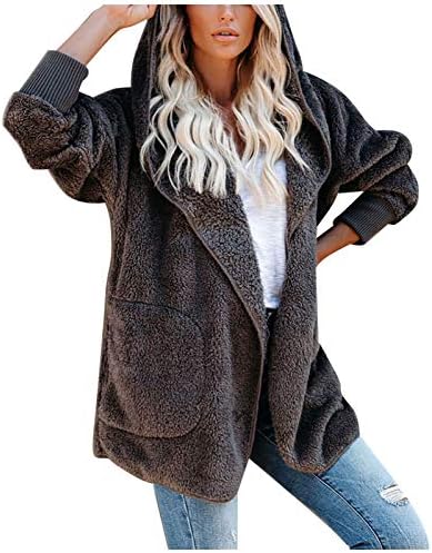 fuzzy cardigan coat