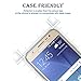 HPTech Galaxy J7 2016 Screen Protector - (2-Pack) Tempered Glass for Samsung Galaxy J7 2016 Version [Not for J7 Prime] Bubble Free 9H Hardness with Lifetime Replacement Warranty