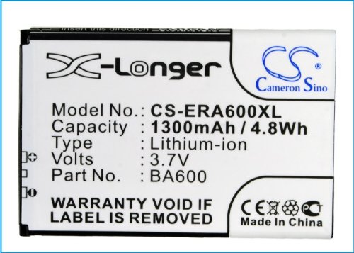 XPS Replacement Battery for SONYERICSSON Kumquat, LT16, LT16i PN BA600