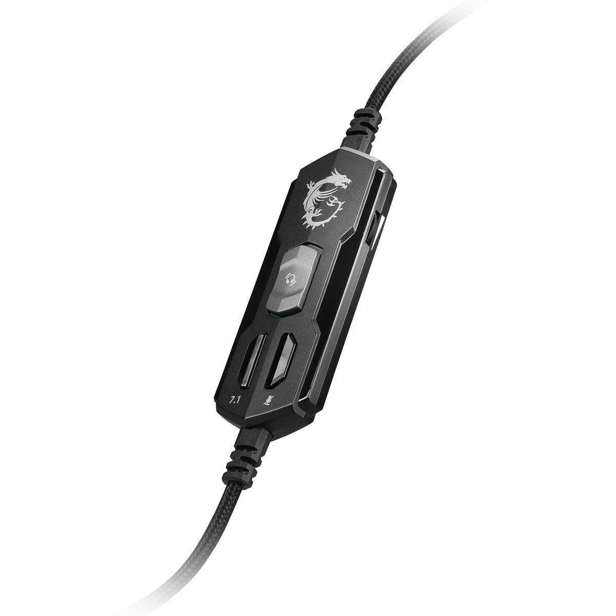 MSI Immerse GH50 Wired Gaming Headset, 7.1 Surround Sound, Foldable Metal Headband, RGB Mystic Light, Carrying Pouch Included, PC/Mac