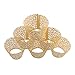 Mydio Set of 50 Cupcake Wrappers Wedding Birthday Decorations, (50 Pack)
