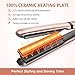 Hair Straighteners, Ceramic Flat Iron and LCD Digital Display, Instant Heat with Adjustable Temperature Straightener Iron Suitable for All Hair Typesthumb 4
