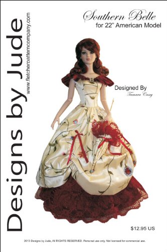 Designs by Jude Southern Belle Printed Sewing Pattern for 22