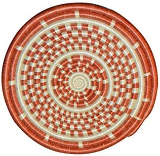 Table Mat| Trivet| Heat Resistant| Plate mat| African Table mats/African Woven Trivet/Rwanda Basket/Woven Table mats Hand Woven Coaster/Colorful hotpot Bohemian/Black and White Crail