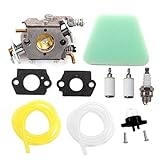 AISEN Carburetor AIR Filter KIT for POULAN PP210 2075C 2050WT 1950LE 1975LE 2055LE 2375LE 2150LE PPB1838LE WT-891 W-20 WT-89 WT-324 WT-391 WT-600 WT-624 WT-637 WT-662